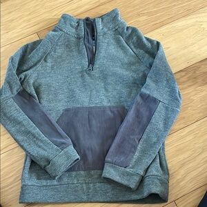 Kids Andy and Evan Gray Half-Zip Sweater